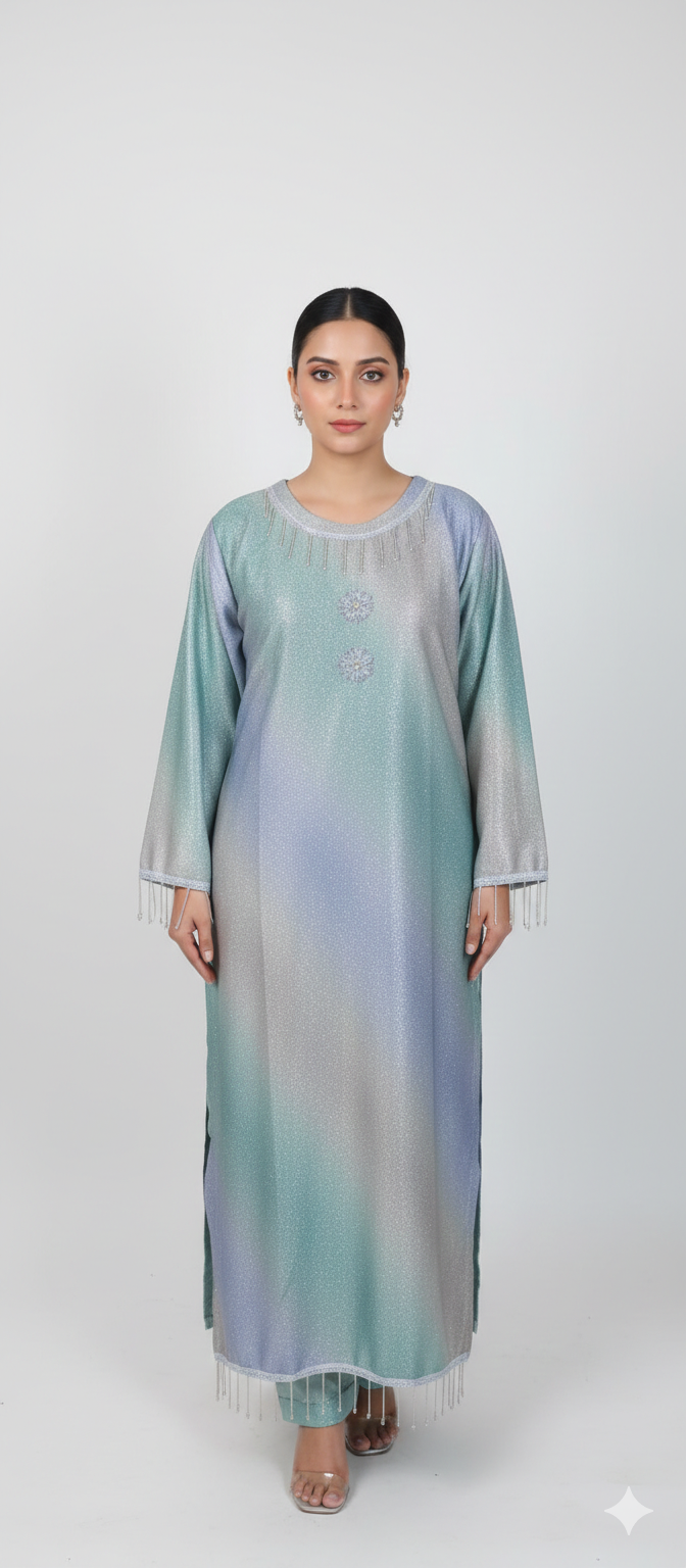 Premium 2-Piece Moonlight Kaftan Set