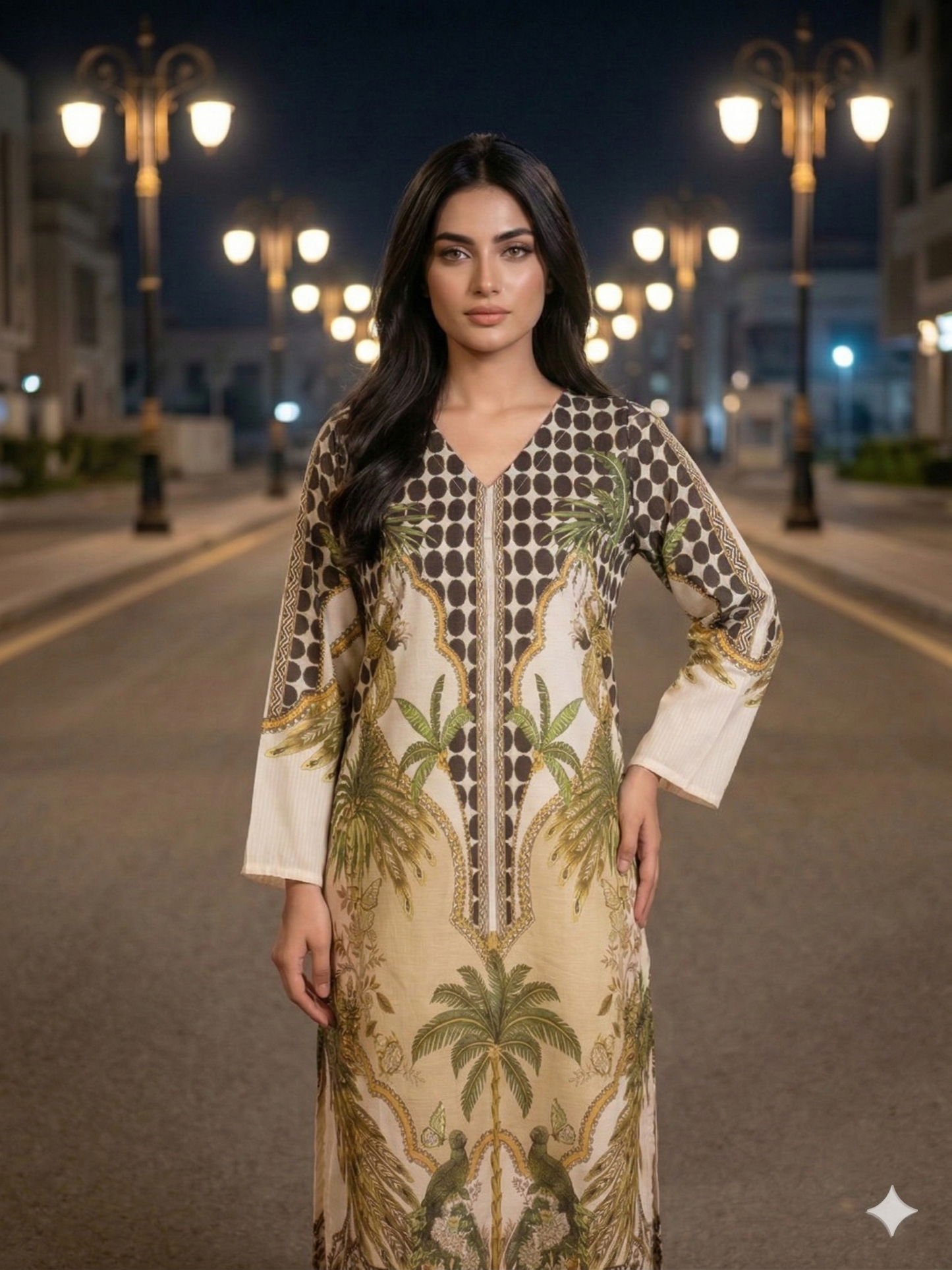 : Karachikurri Signature – Stitched All-Over Printed 2-Piece Lawn