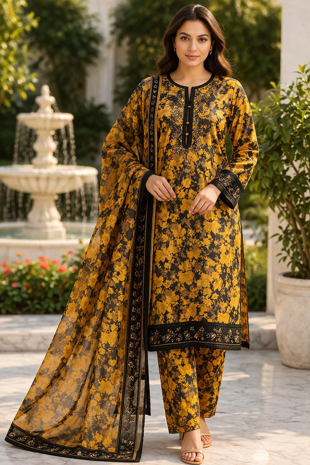 Elegant Summer Lawn 3 Piece – Premium Printed Collection