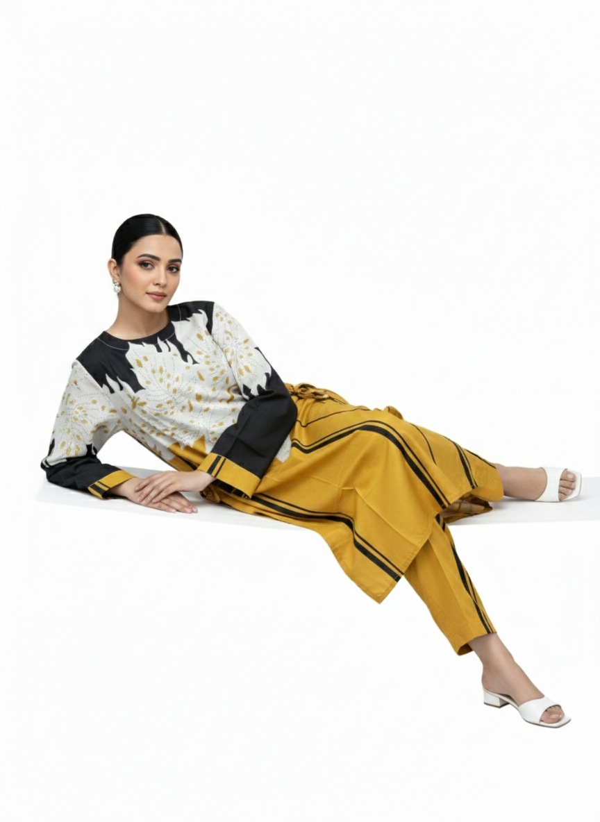 Elegant 2-Piece Kaftan Dress