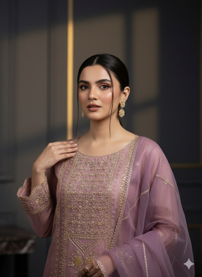 Jashn-e-Eid Exclusive: Premium Imported 3-Piece Suit – Luxury Festive Edition