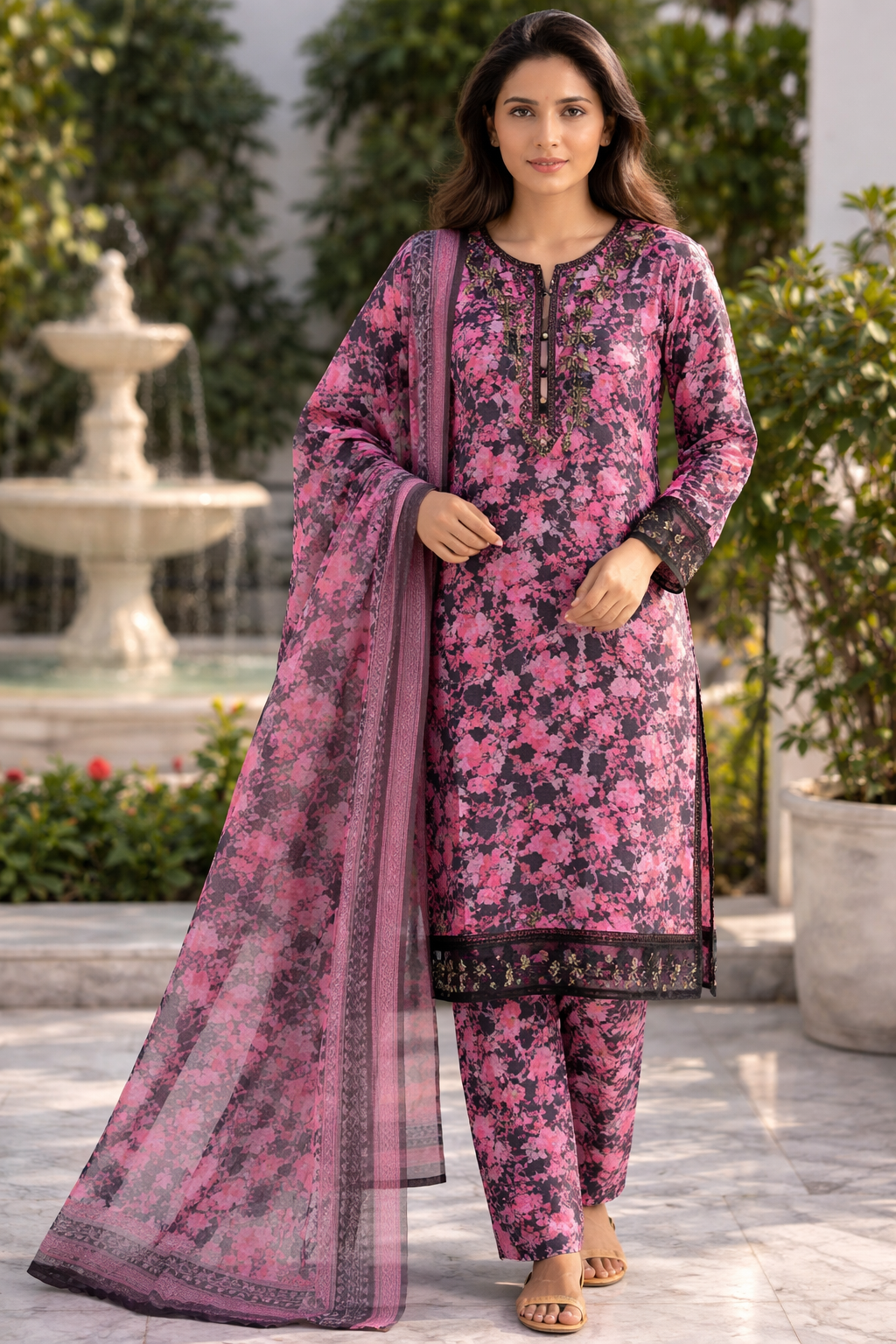 Elegant Summer Lawn 3 Piece – Premium Printed Collection