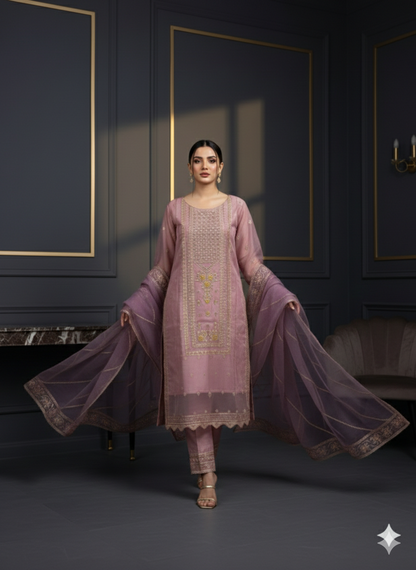 Jashn-e-Eid Exclusive: Premium Imported 3-Piece Suit – Luxury Festive Edition