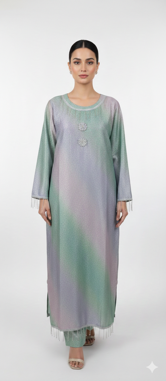 Premium 2-Piece Moonlight Kaftan Set