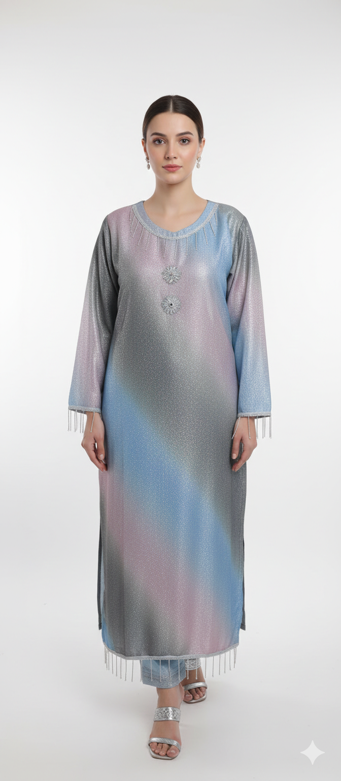 Premium 2-Piece Moonlight Kaftan Set