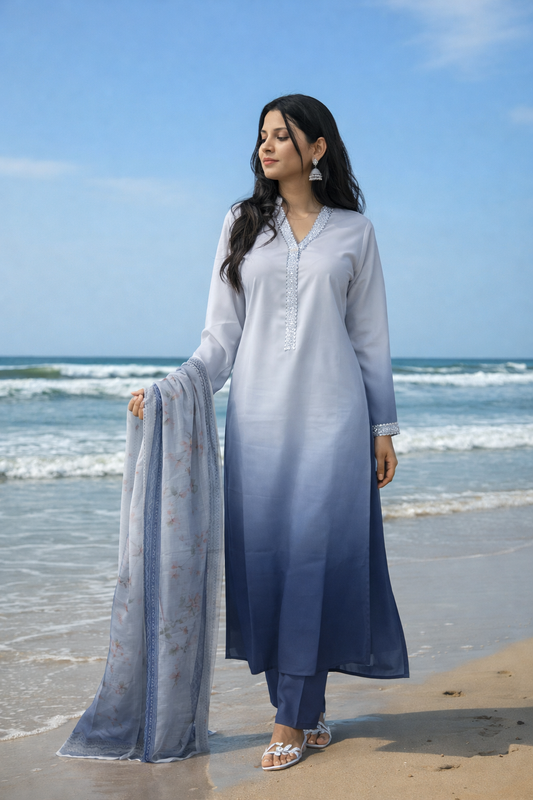 Luxury 3 Piece Kaftan Suit