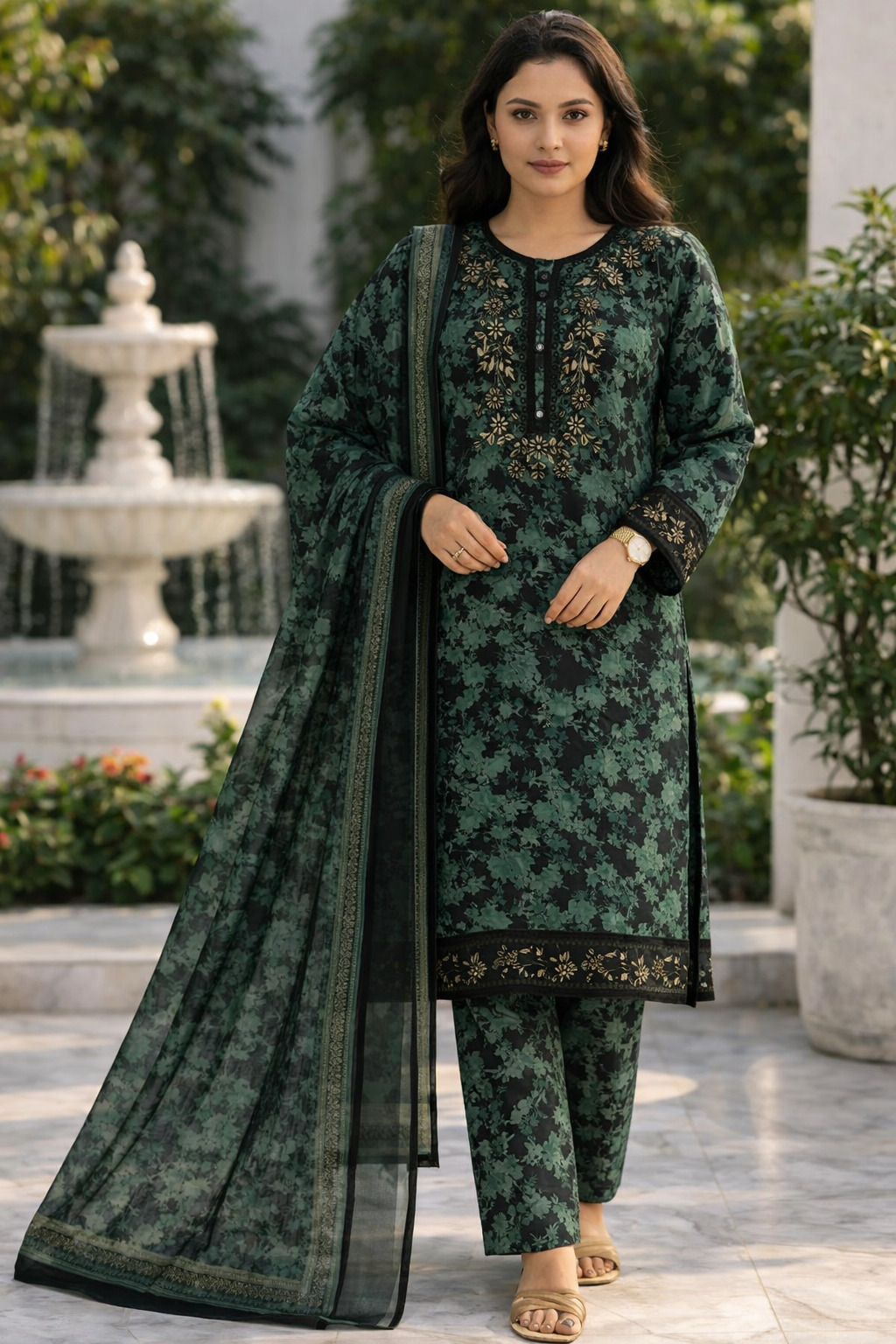 Elegant Summer Lawn 3 Piece – Premium Printed Collection