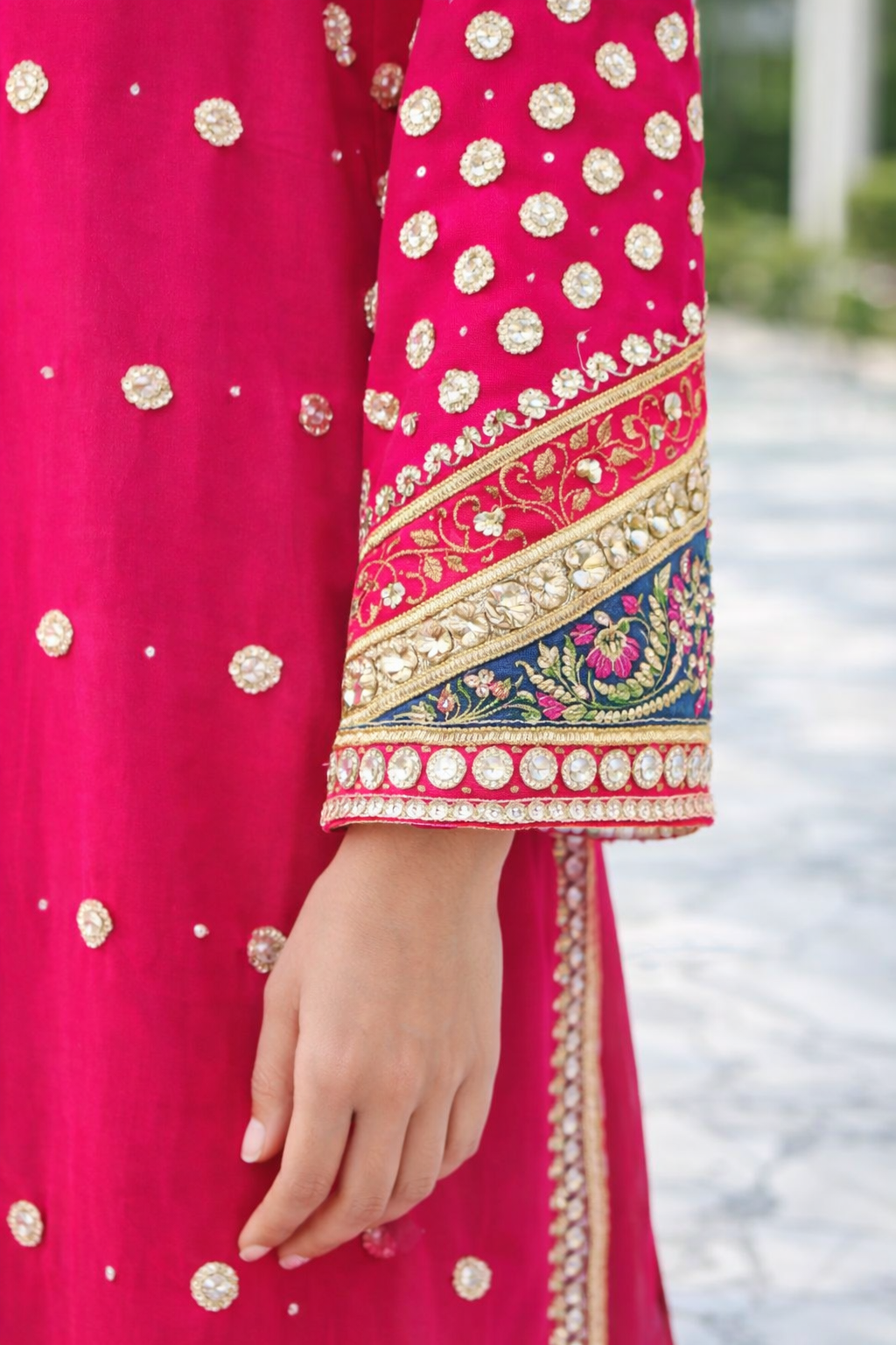 Elegant Chiffon Heavy Embroidered 3-Piece Lehenga Dress