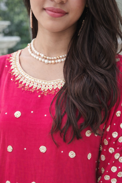Elegant Chiffon Heavy Embroidered 3-Piece Lehenga Dress