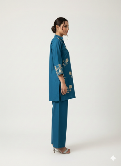 Elegant 2-Piece Soft Cotton Suit | All-Season Daily Wear