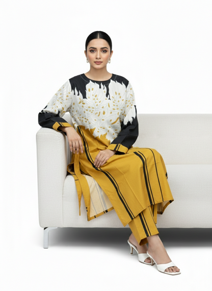 Elegant 2-Piece Kaftan Dress