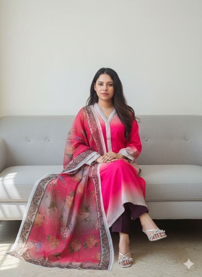 Luxury 3 Piece Kaftan Suit