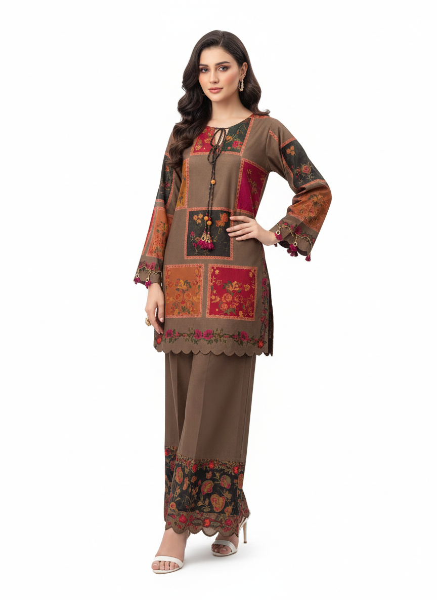 Pure Silk 2-Piece Short Length Suit