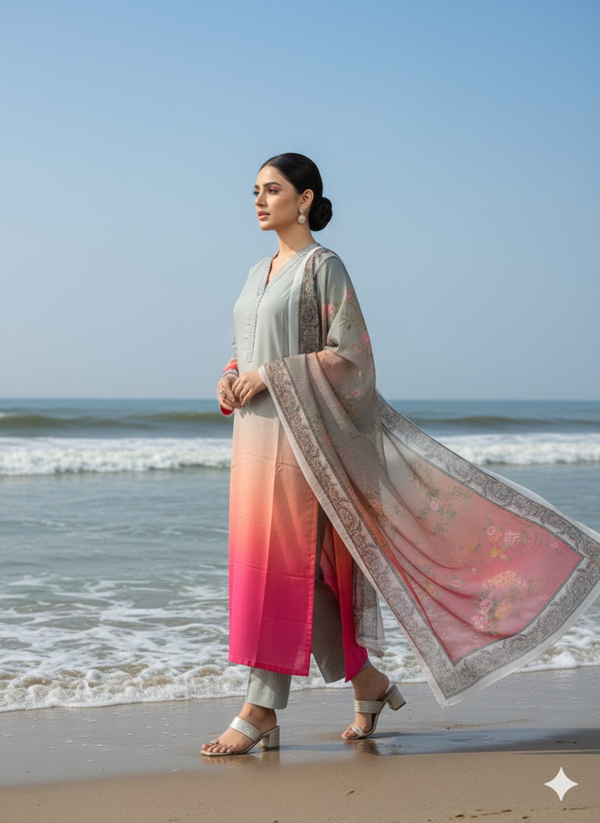 Luxury 3 Piece Kaftan Suit