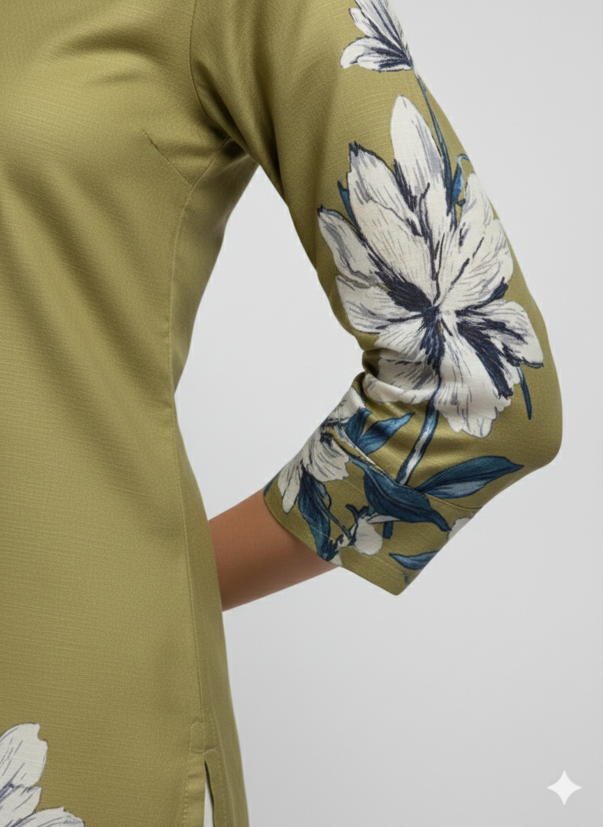 Pure Silk 2-Piece Printed Suit | Exclusive Art Print – New Arrival