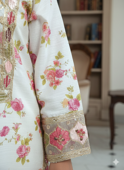 Kareena 3-Piece Luxury Bana Dora Suit – All Season Premium Fashion Wear