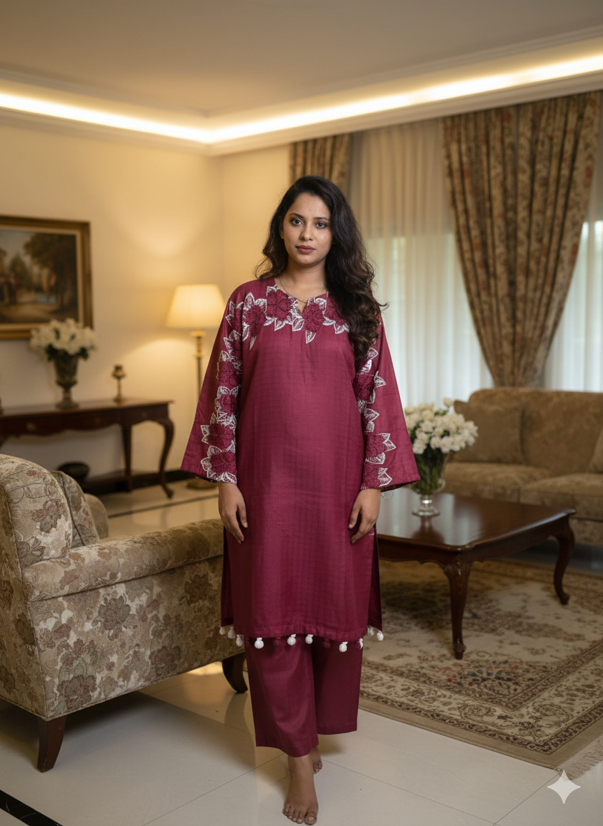Premium 2-Piece Soft Cotton Kaftan Suit - All Season Wear Edition