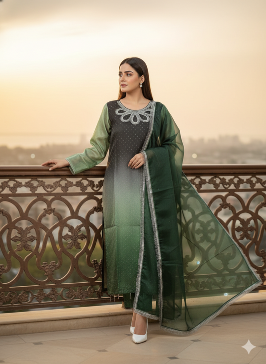 Pure Shisa Silk: Luxury 3-Piece Eid Essential 👗