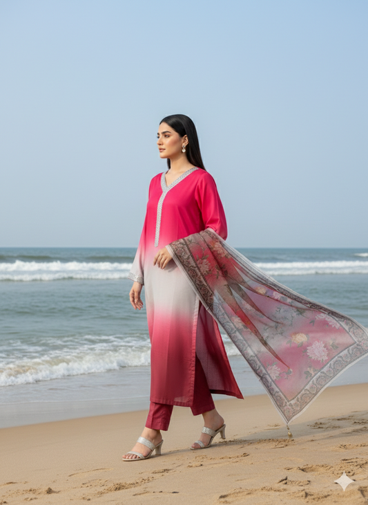 Luxury 3 Piece Kaftan Suit