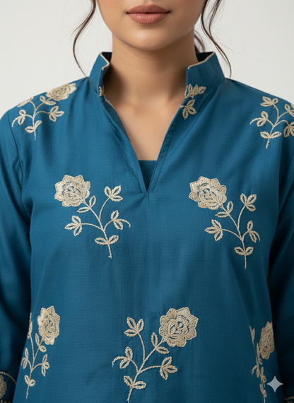 Elegant 2-Piece Soft Cotton Suit | All-Season Daily Wear