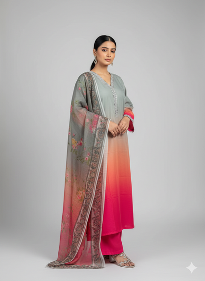 Luxury 3 Piece Kaftan Suit