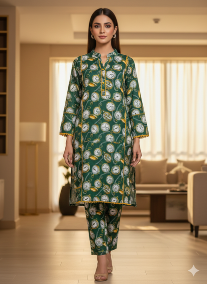 Pure Grace – Soft Cotton 2-Piece Suit