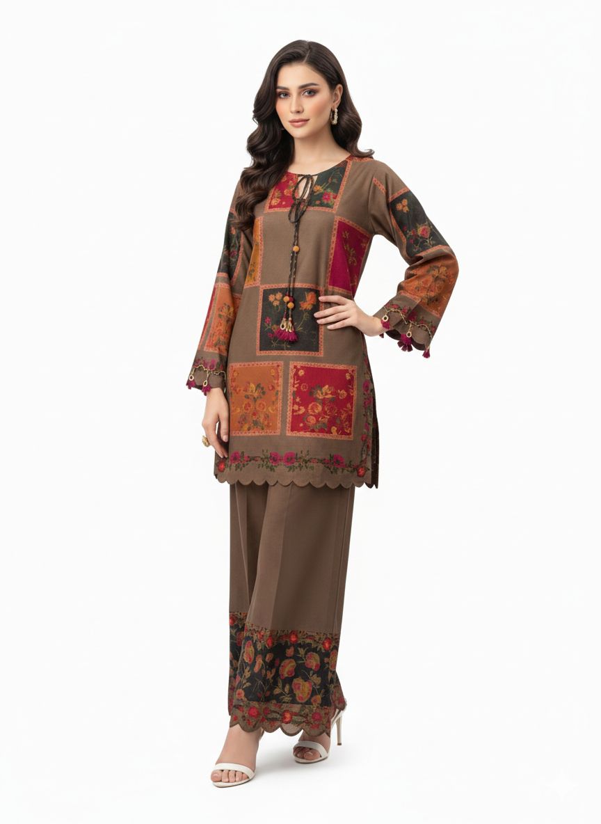 Pure Silk 2-Piece Short Length Suit