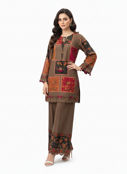 Pure Silk 2-Piece Short Length Suit