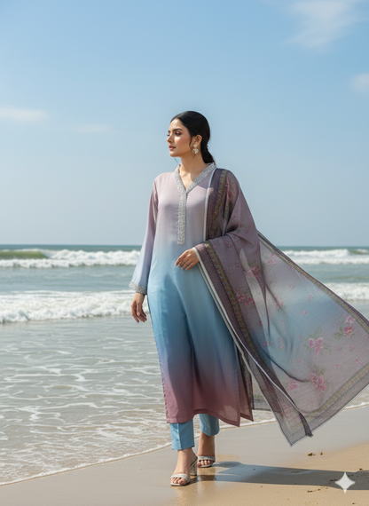 Luxury 3 Piece Kaftan Suit