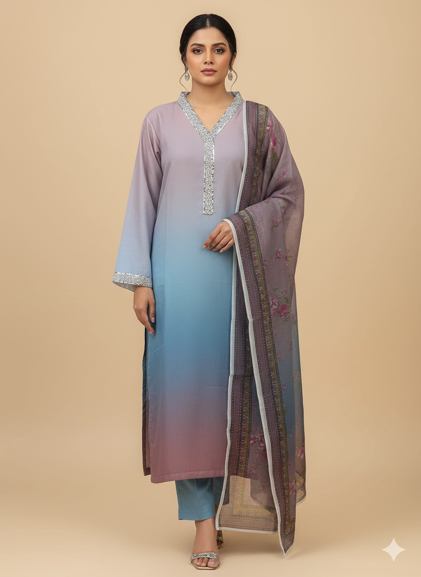 Luxury 3 Piece Kaftan Suit