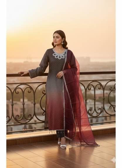 Pure Shisa Silk: Luxury 3-Piece Eid Essential 👗