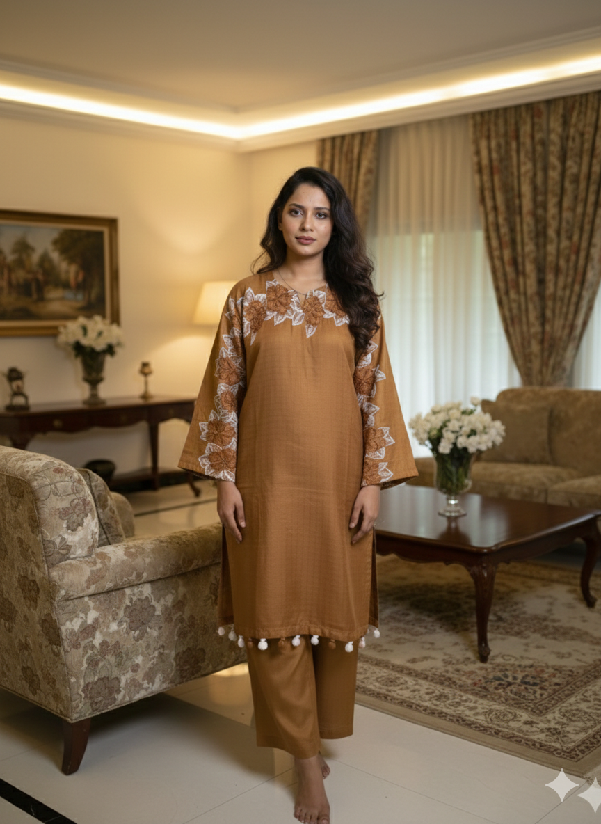 Premium 2-Piece Soft Cotton Kaftan Suit - All Season Wear Edition
