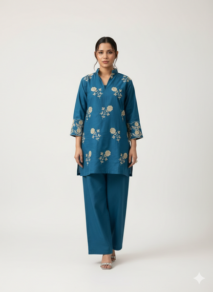 Elegant 2-Piece Soft Cotton Suit | All-Season Daily Wear