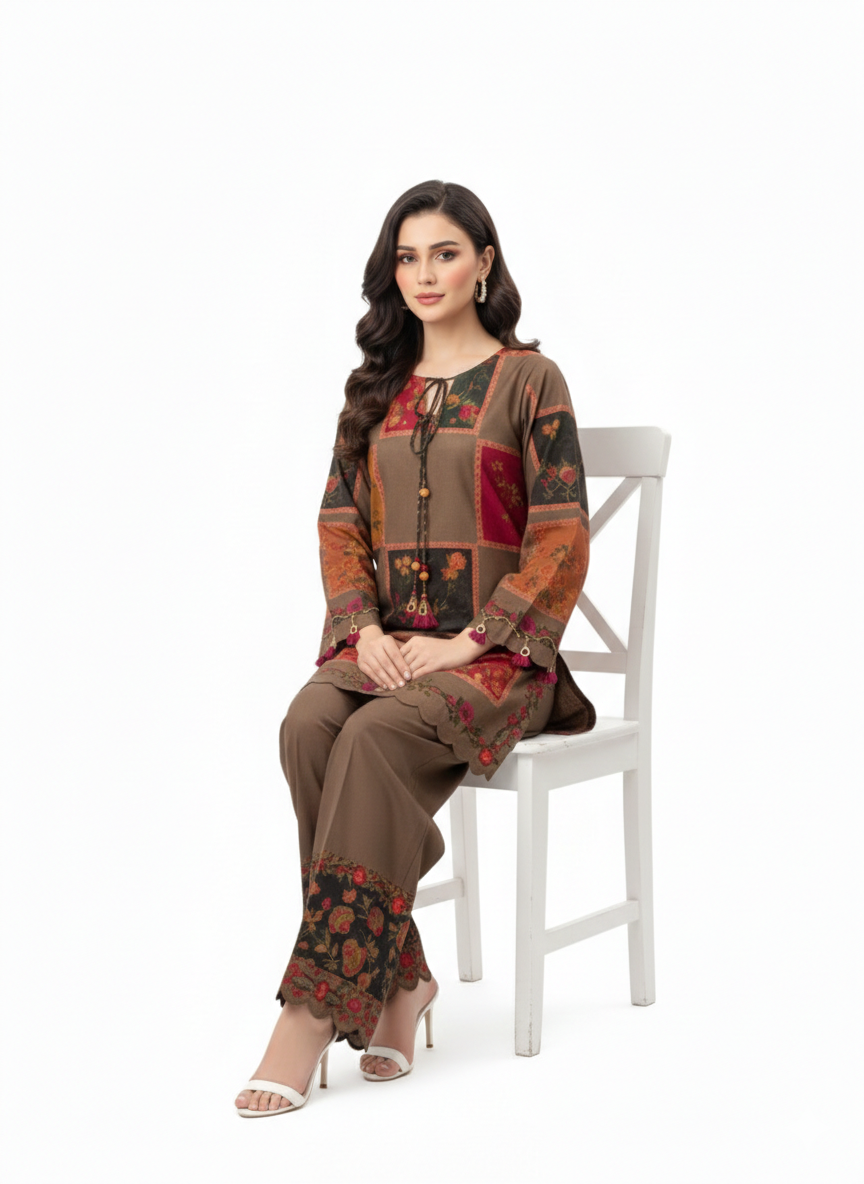 Pure Silk 2-Piece Short Length Suit