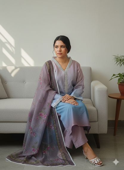 Luxury 3 Piece Kaftan Suit